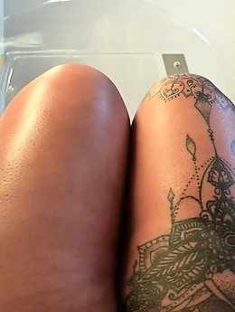 A married woman of a certain age with a bare private part.