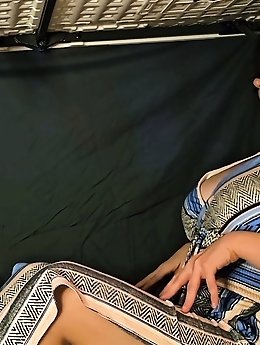 Cum on Mom’s big and perky breasts, she is a mature woman.