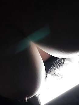 Playing with shadow and light big tit milf