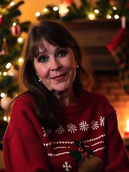 Christmas with a twist featuring the iconic Granny Carmen enjoying herself