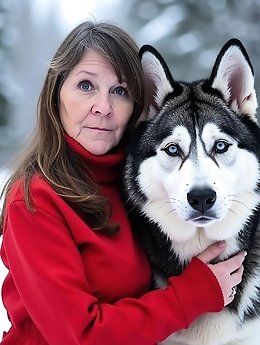 Christmas with a hot granny Carmen s festive and horny ai