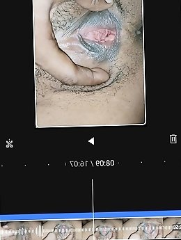 The pussy of a mature Indian woman.